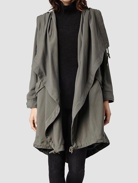 All Saints Jackets & Blazers - AllSaints Portere Parka – Draped Utility Jacket
